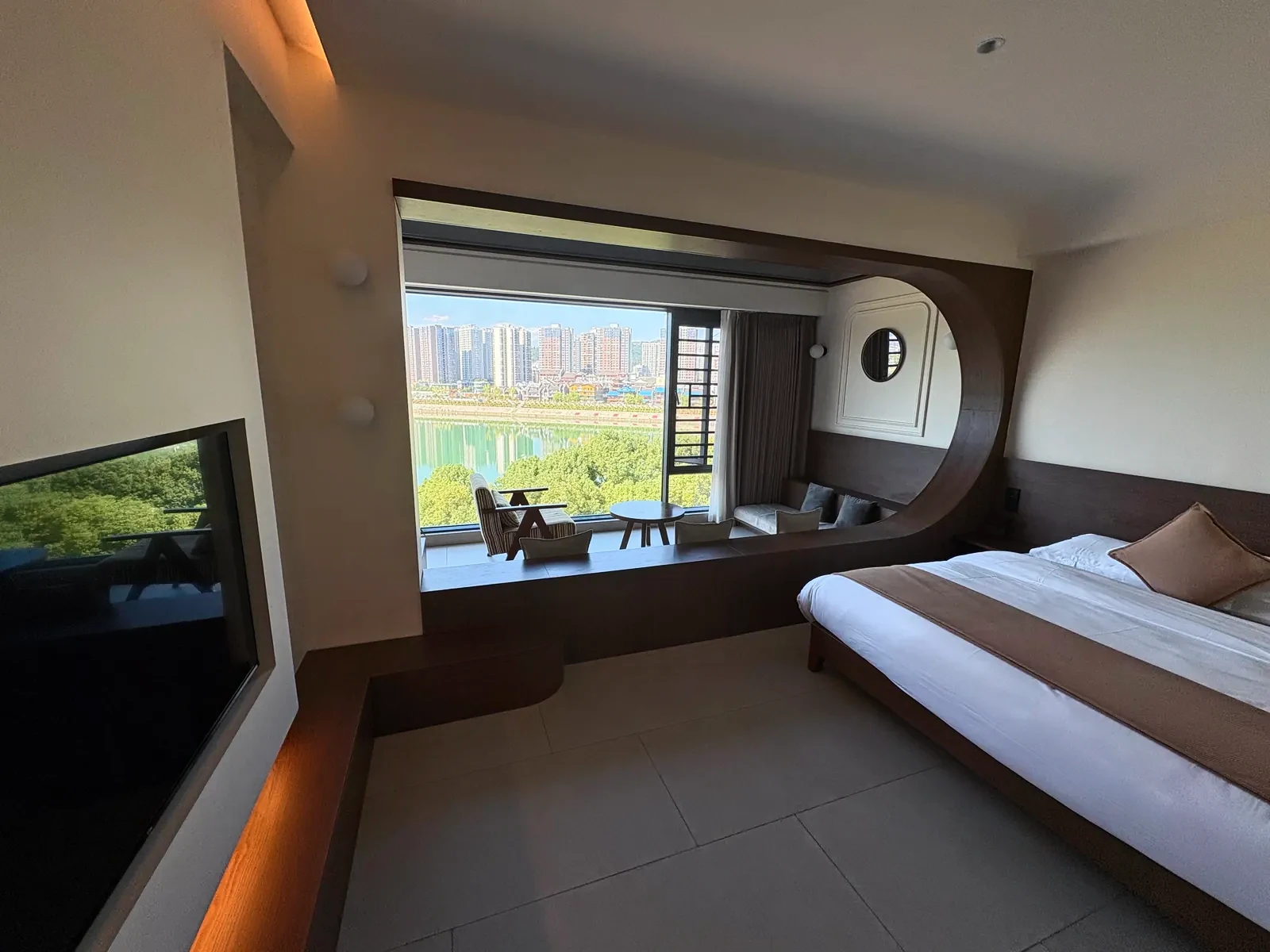 River-facing room at the Zhangjiajie homestay