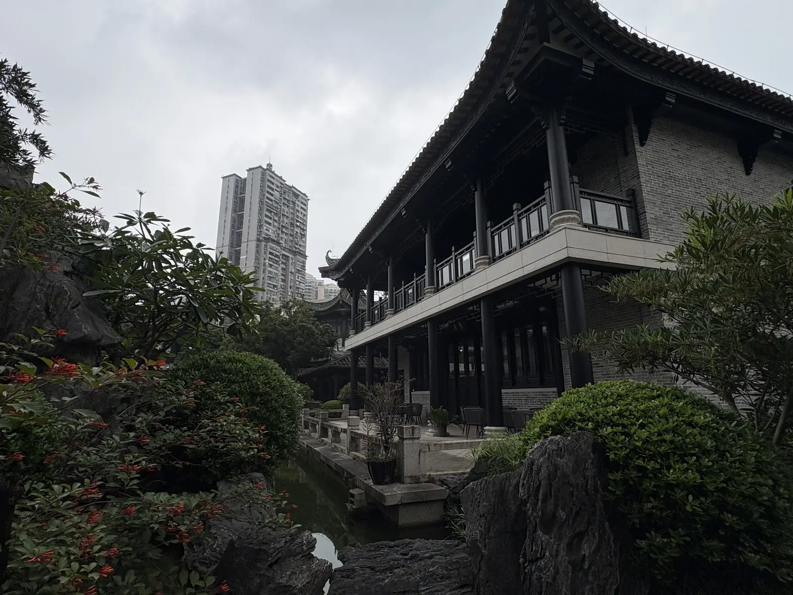 Traditional courtyard building at the Cantonese Opera Museum